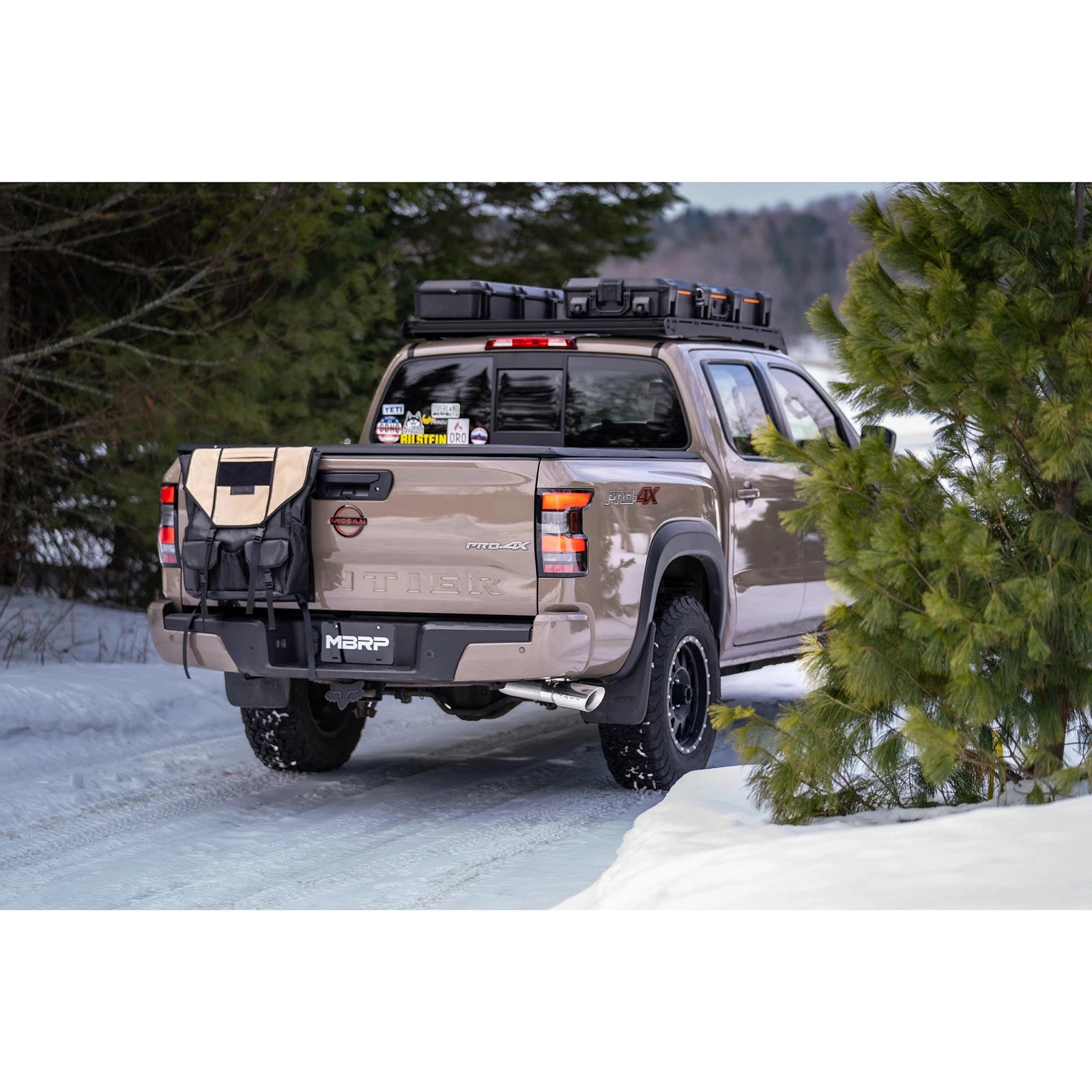 MBRP 3in Tip 3in Cat Back Single Side Exit Street Profile | Nissan Frontier (22-23) (S5407304)
