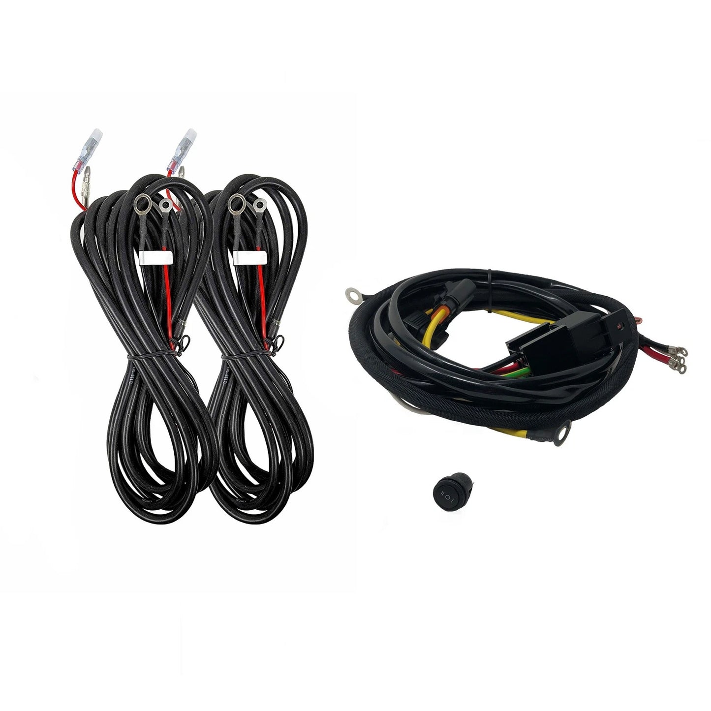 KC HiLiTES Platform One Profile SideCast 4-Light Wiring Kit for F150/Raptor/Super Duty