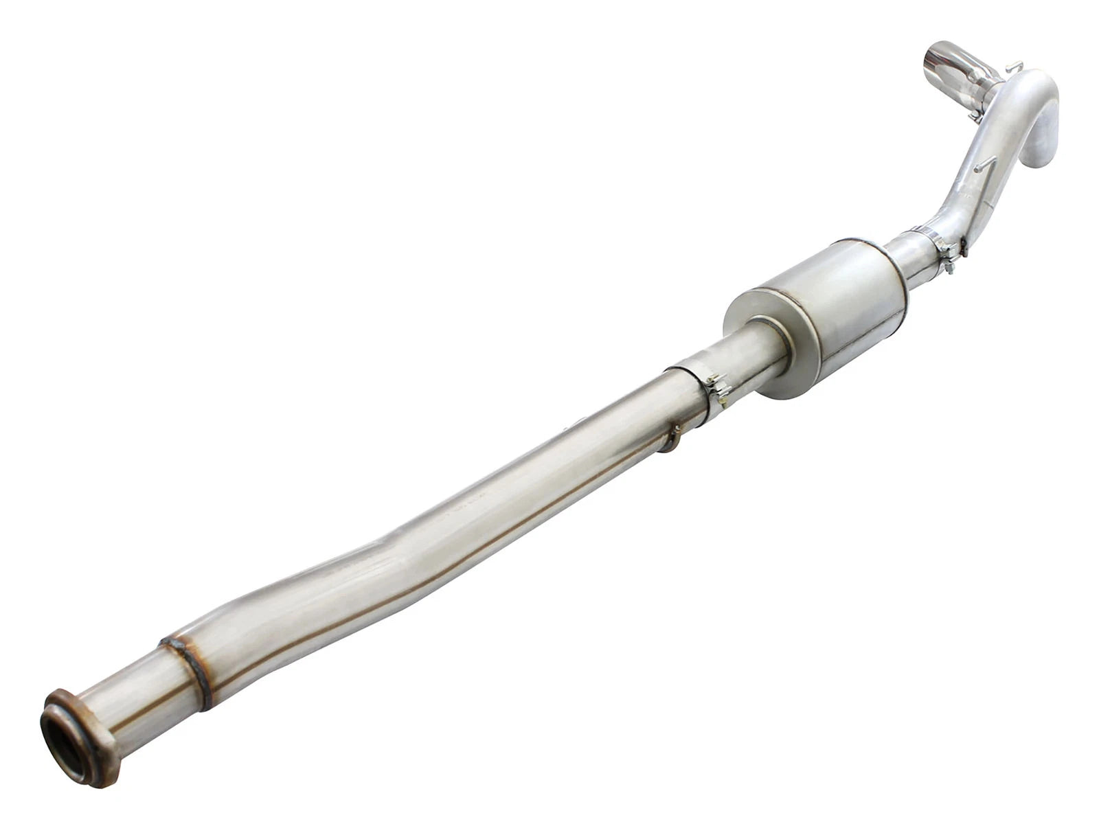 aFe 4in Aluminized Steel Cat-Back Exhaust | Ford F-150 2015 V6 3.5L (tt) (49-03069-P)