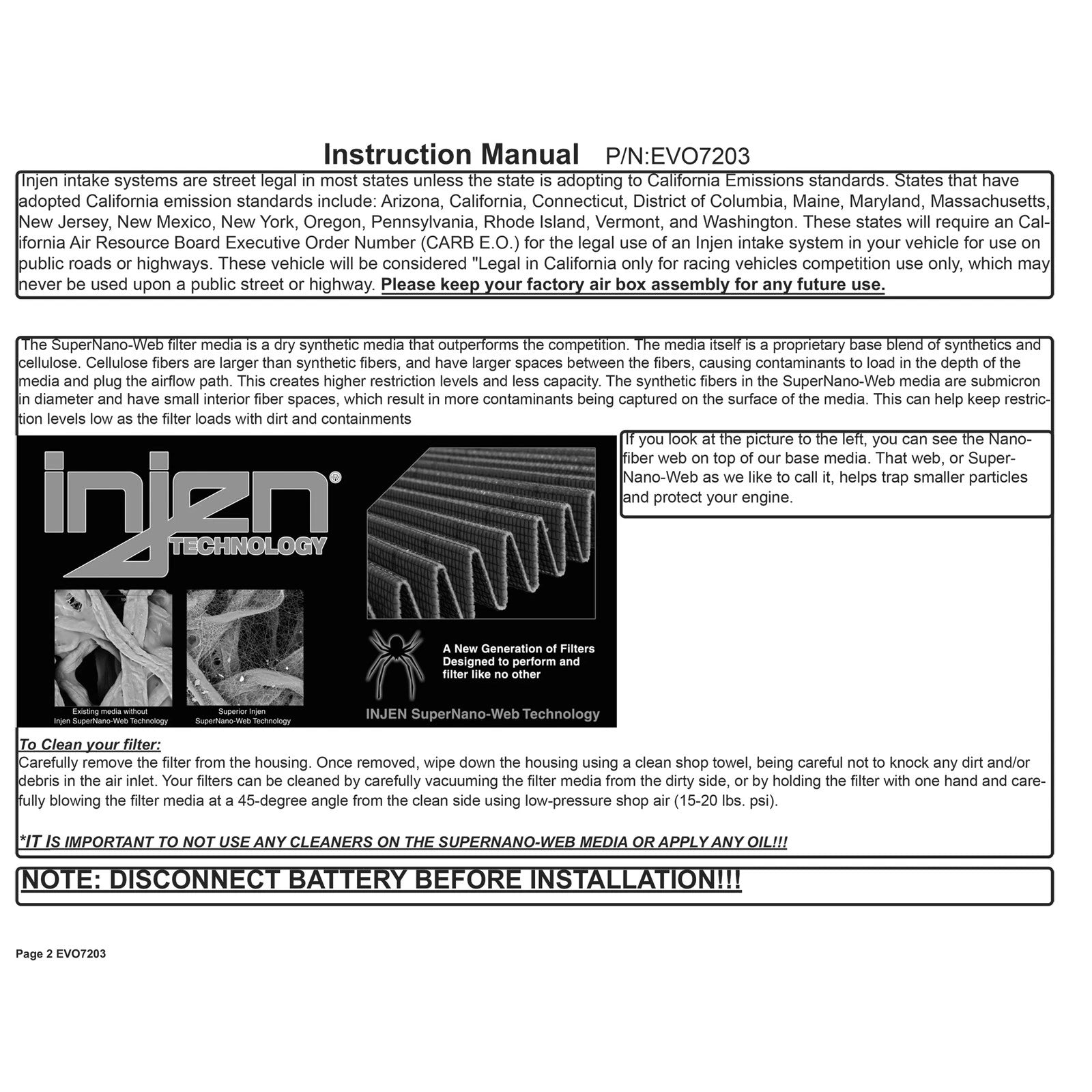 Injen Evolution Intake | Chevrolet Corvette Z06 (15-19) (EVO7203)
