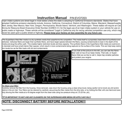 Injen Evolution Intake | Chevrolet Corvette Z06 (15-19) (EVO7203)