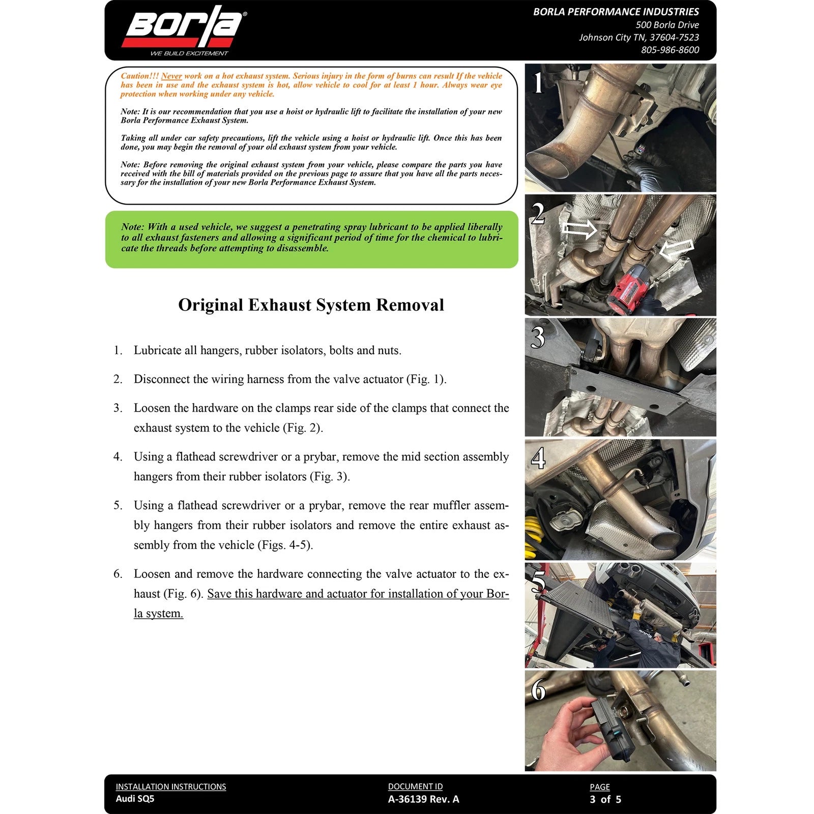 Borla Perf S-Type Catback | Audi SQ5 (21-25) 3.0L V6 AWD (141008)