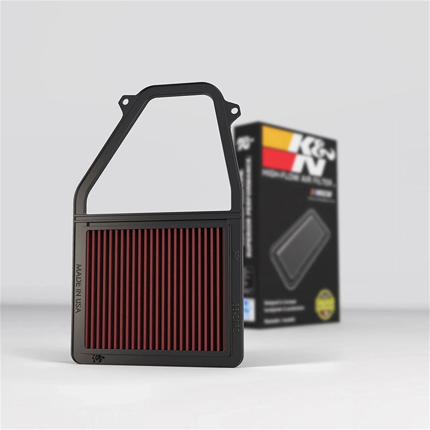 K&N Engineering Drop In Air Filter: Honda Civic 2001 - 2005 1.7L L4