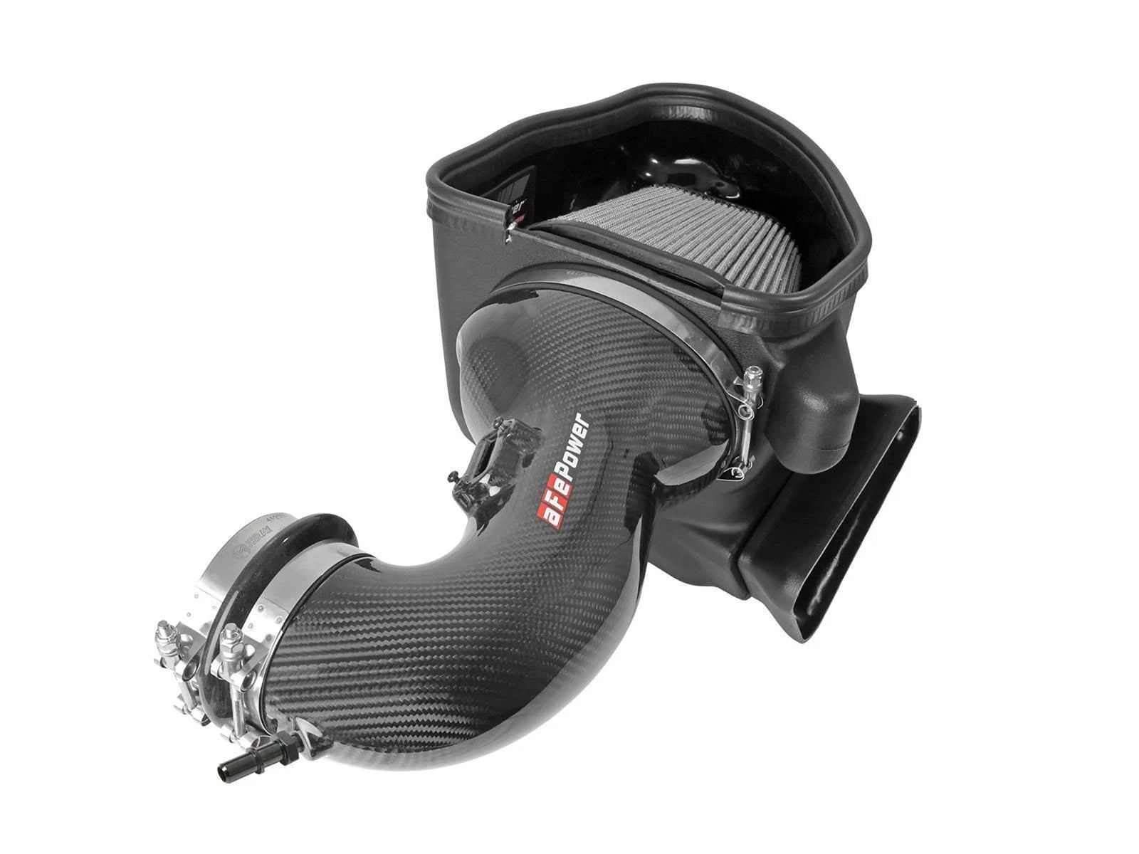 aFe Track Series Carbon Fiber CAI w/ Pro-DRY S Filters | Chevrolet Camaro ZL1 (6.2L V8) (57-10018D)