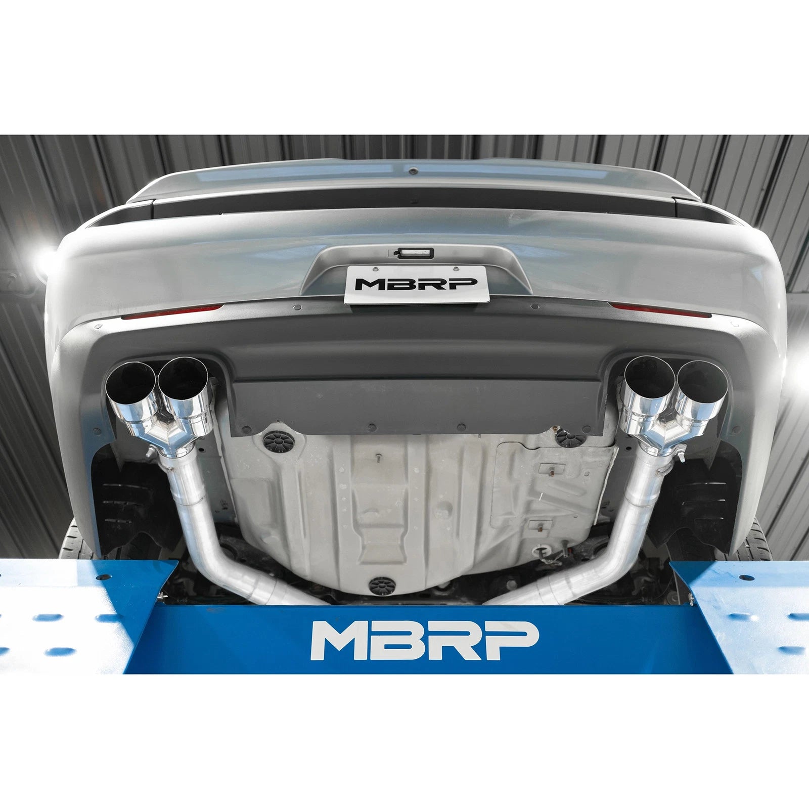 MBRP 3in Cat-Back D&R Exhaust w/ Quad Tips | Dodge Challenger 15-16 (S7116AL)