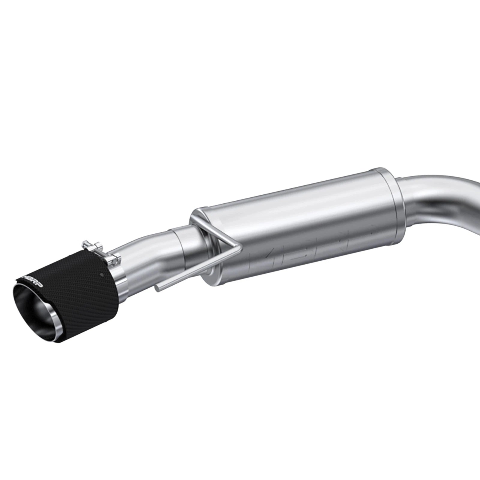 MBRP 3" Race D&S Cat-Back Exhaust w/ CF Tips | Ford Mustang EcoBoost (S72753CF)