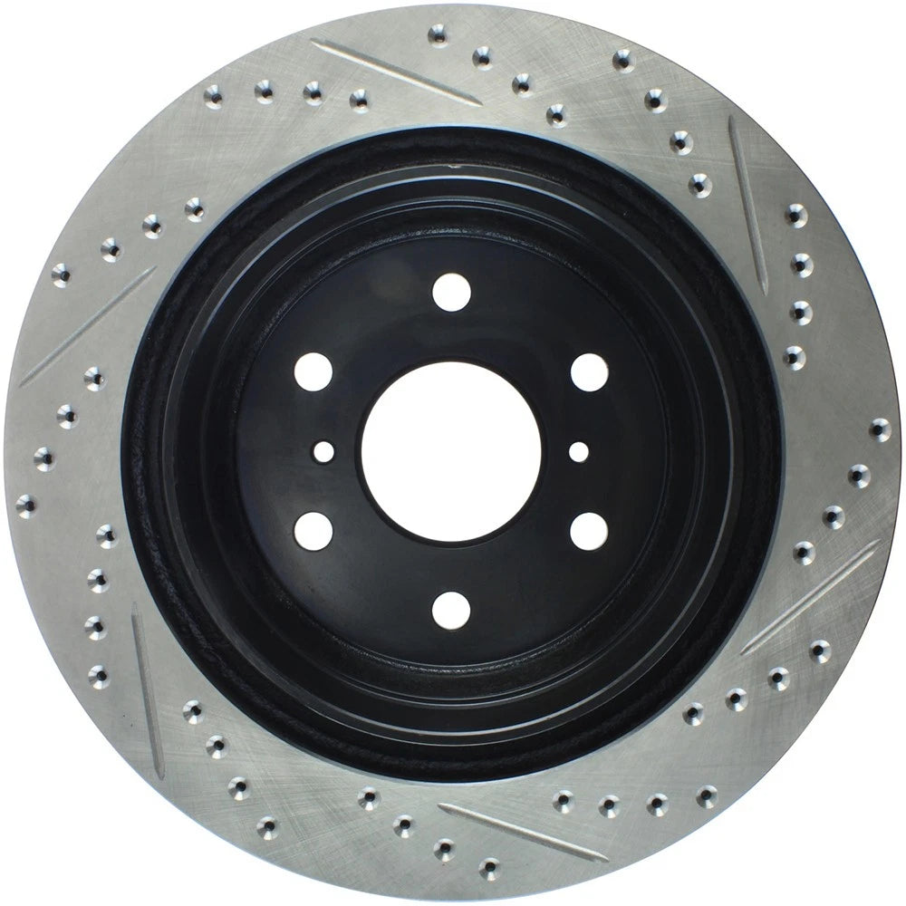 StopTech 127.66065R Rear Right Drilled Disc Brake Rotor for 07-20 Escalade Tahoe