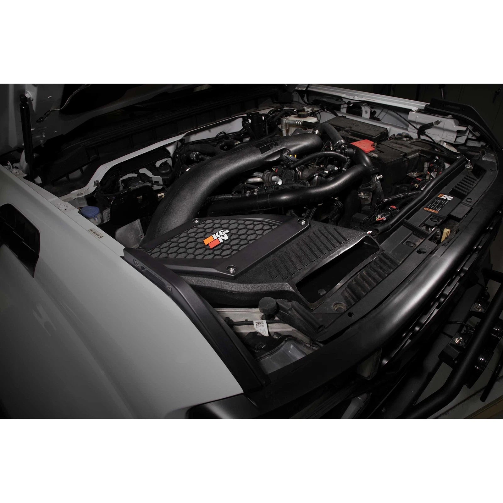 K&N 63-2625 Performance High Flow Cold Air Intake for 2023-25 Bronco Raptor 3.0L