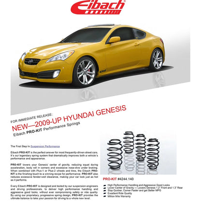 Eibach Pro-Kit Lowering Springs (Hyundai Genesis Coupe 2009-2012) 4244.140