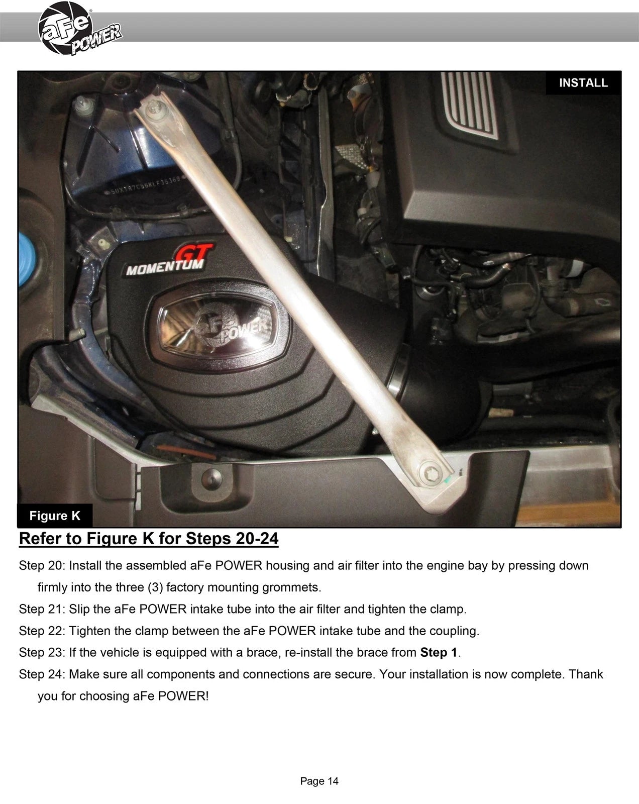 aFe Momentum GT Cold Air Intake System | BMW 530i / 530e (17-21) (50-70067D)