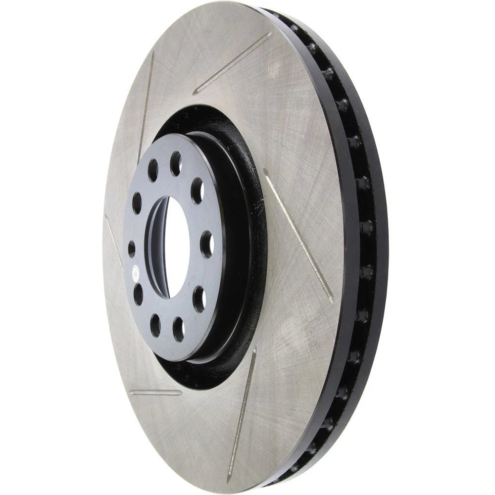 StopTech 126.33096SR Front Right Slotted Brake Rotor for 2001-09 A4 / 1998-04 A6