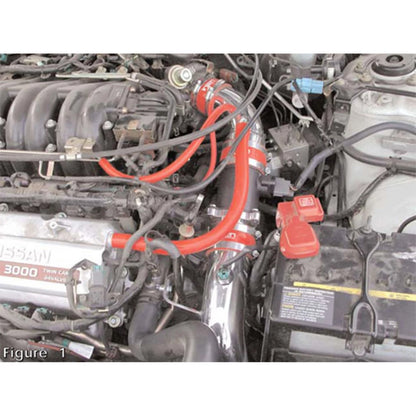 Injen Black Cold Air Intake System | Nissan Maxima V6 3.0L (00-01) (RD1935BLK)