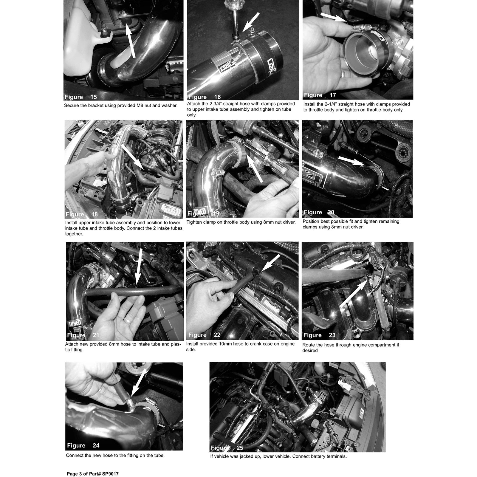 Injen 14-19 Ford Fiesta 1.6L Polished Cold Air Intake | Ford Fiesta (02-14) / Mazda 2 (07-15, 08-19) (SP9017P)