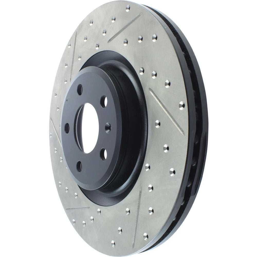 StopTech 127.33138R Front Right Drilled Brake Rotor for 12-19 Audi A6 / 12-17 S5