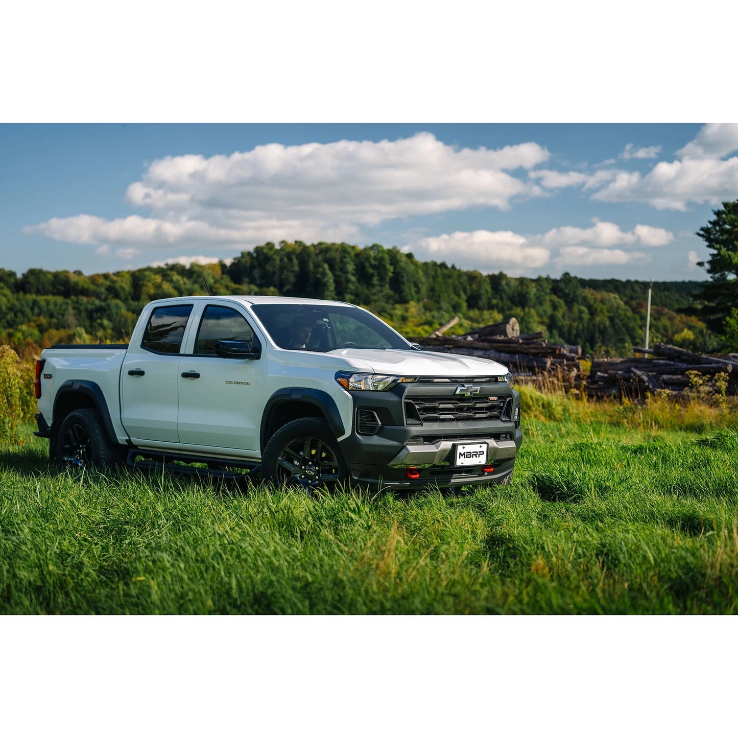 MBRP 3in Aluminized Steel Black Cat-Back Single Side Exit Exhaust | Chevrolet Colorado / GMC Canyon (23) (S5015BLK)