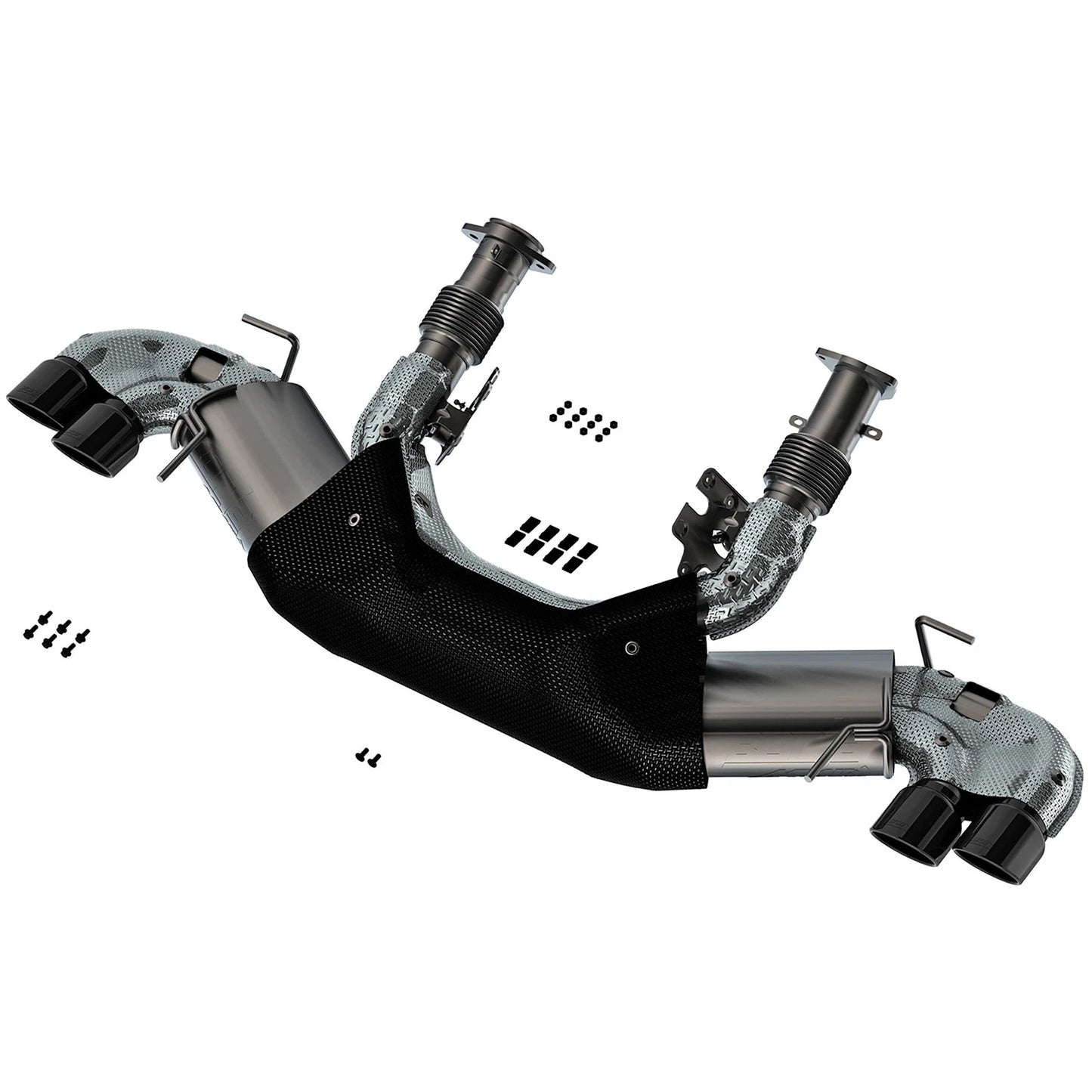 Borla 3in ATAK Catback Exhaust | Chevrolet Corvette 6.2L V8 (20-23) Black Chrome Tips