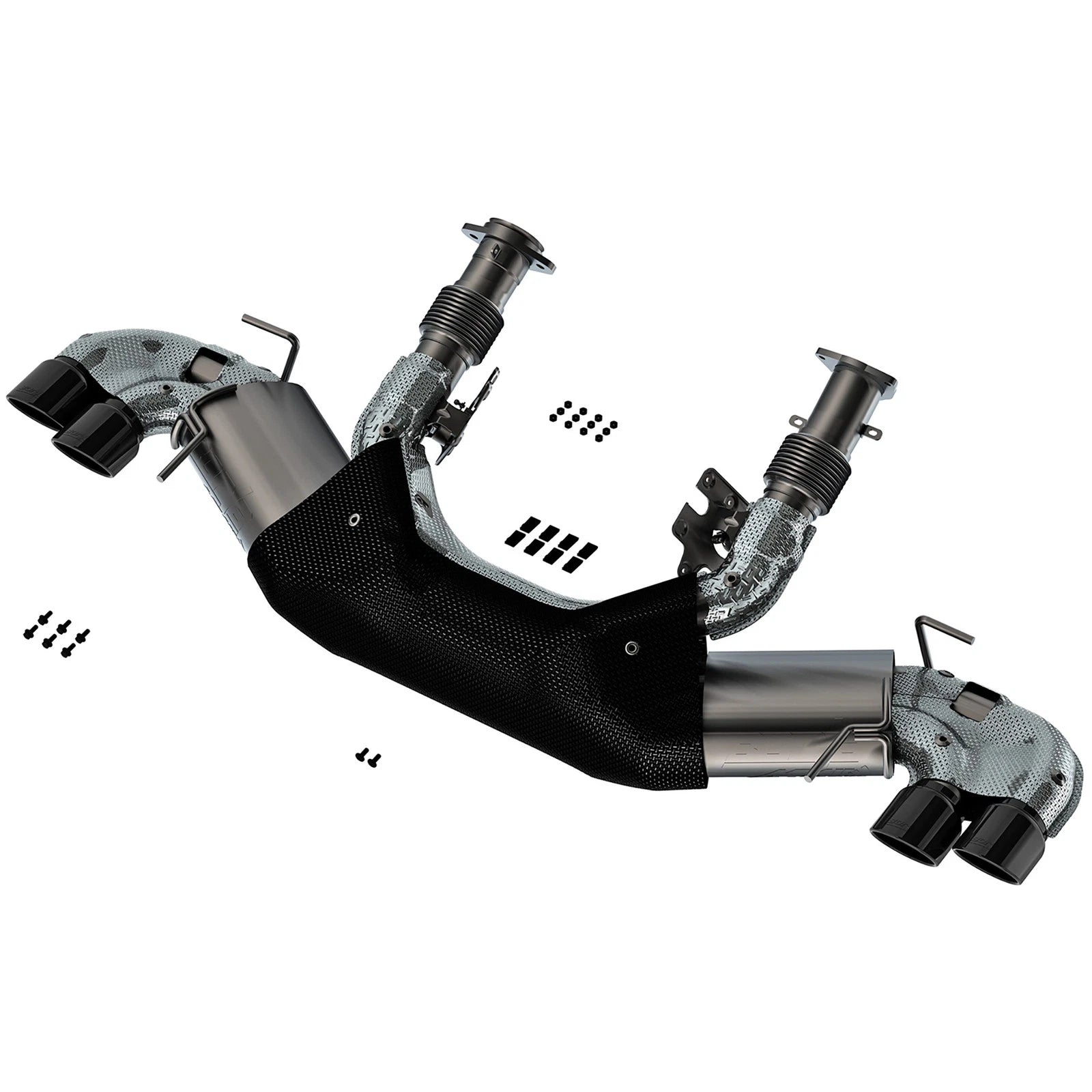 Borla 3in ATAK Catback Exhaust | Chevrolet Corvette 6.2L V8 (20-23) Black Chrome Tips