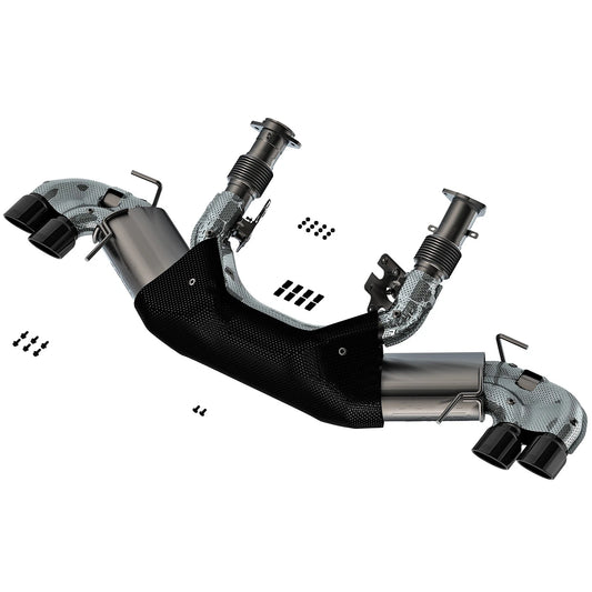 Borla 3in ATAK Catback Exhaust | Chevrolet Corvette 6.2L V8 (20-23) Black Chrome Tips