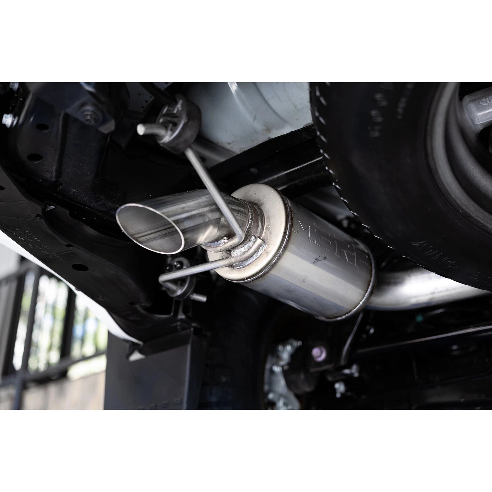 MBRP 3in Single Rear High-Clearance Turn Down | Toyota 4Runner (25-26) (S5344AL)