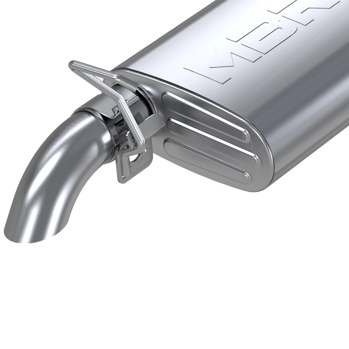 MBRP 2.5in Cat-Back Off-Rd D&S Turn Down Aluminum Exhaust | Jeep TJ (00-06) (S5522AL)