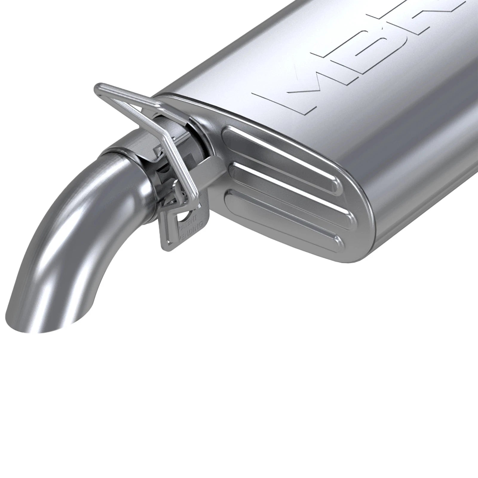 MBRP 2.5in Cat-Back Off-Rd D&S Turn Down Aluminum Exhaust | Jeep TJ (00-06) (S5522AL)