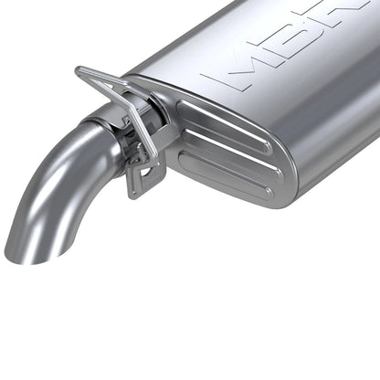 MBRP 2.5in Cat-Back Off-Rd D&S Turn Down Aluminum Exhaust | Jeep TJ (00-06) (S5522AL)