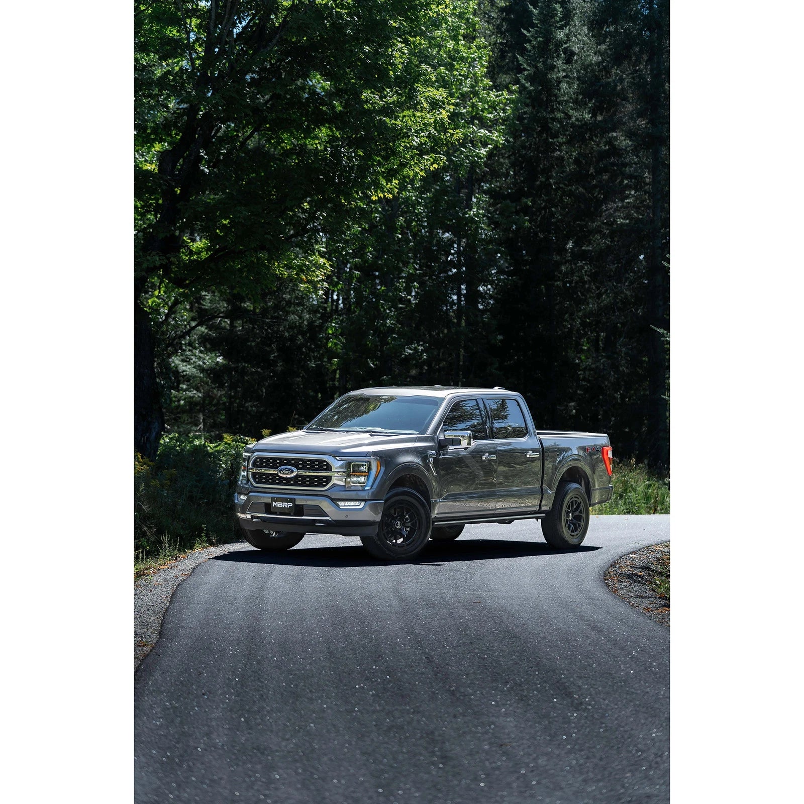 MBRP 3in Cat-Back Single Side Exit Black Armor | Ford F-150 21-23 (S5217BLK)