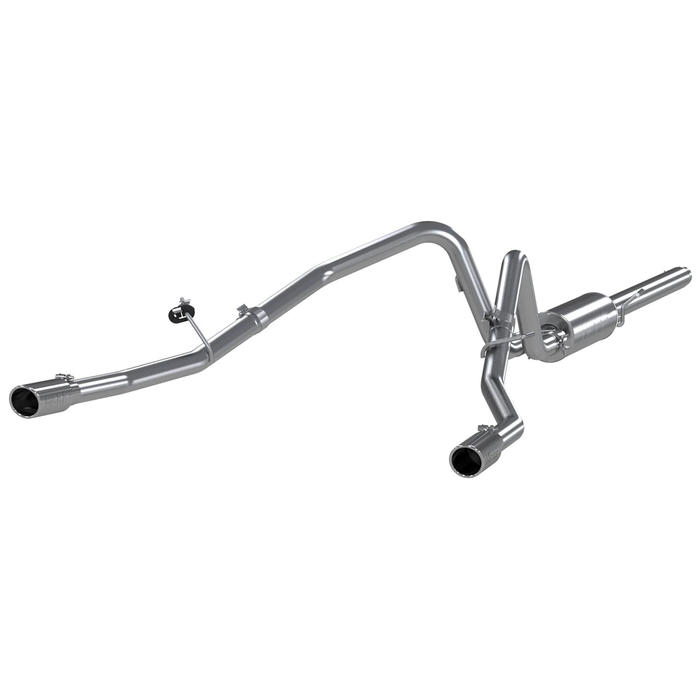 MBRP 3in. Cat-Back Dual Split Rear Exit Exhaust | Ford F150 (04-08) 4.6L/5.4L EC/CC-SB (S5202409)