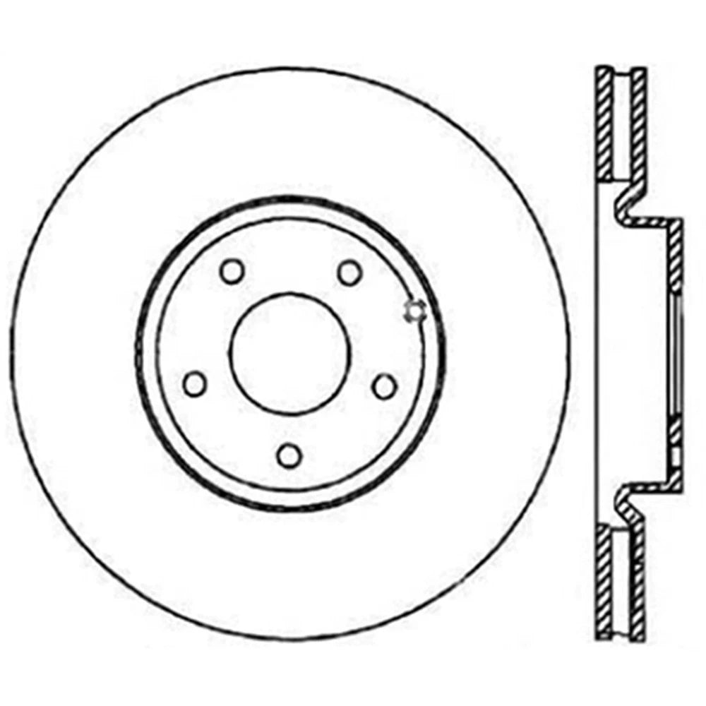Stoptech Sportstop D&S Rear Rotor | Nissan 350Z/Infiniti G35 (03-08) (127.42079L)