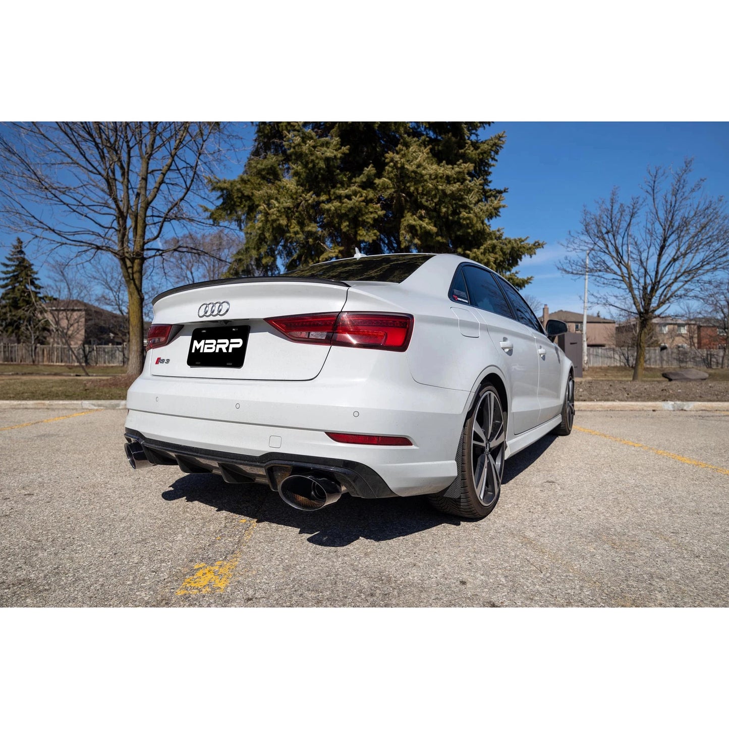 MBRP Stainless Steel 3" Cat-Back - Dual Split Exit | 2017-2020 Audi RS3 (S4610)