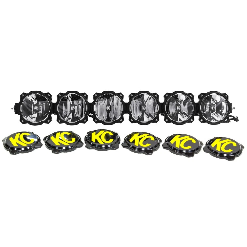 KC HiLites Gravity LED Pro6 Light Bar: 6 Pods - 39in / Spot + Flood Beam (KC91307)