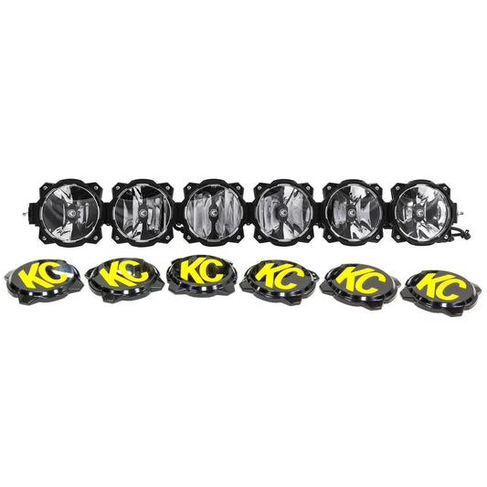 KC HiLites Gravity LED Pro6 Light Bar: 6 Pods - 39in / Spot + Flood Beam (KC91307)