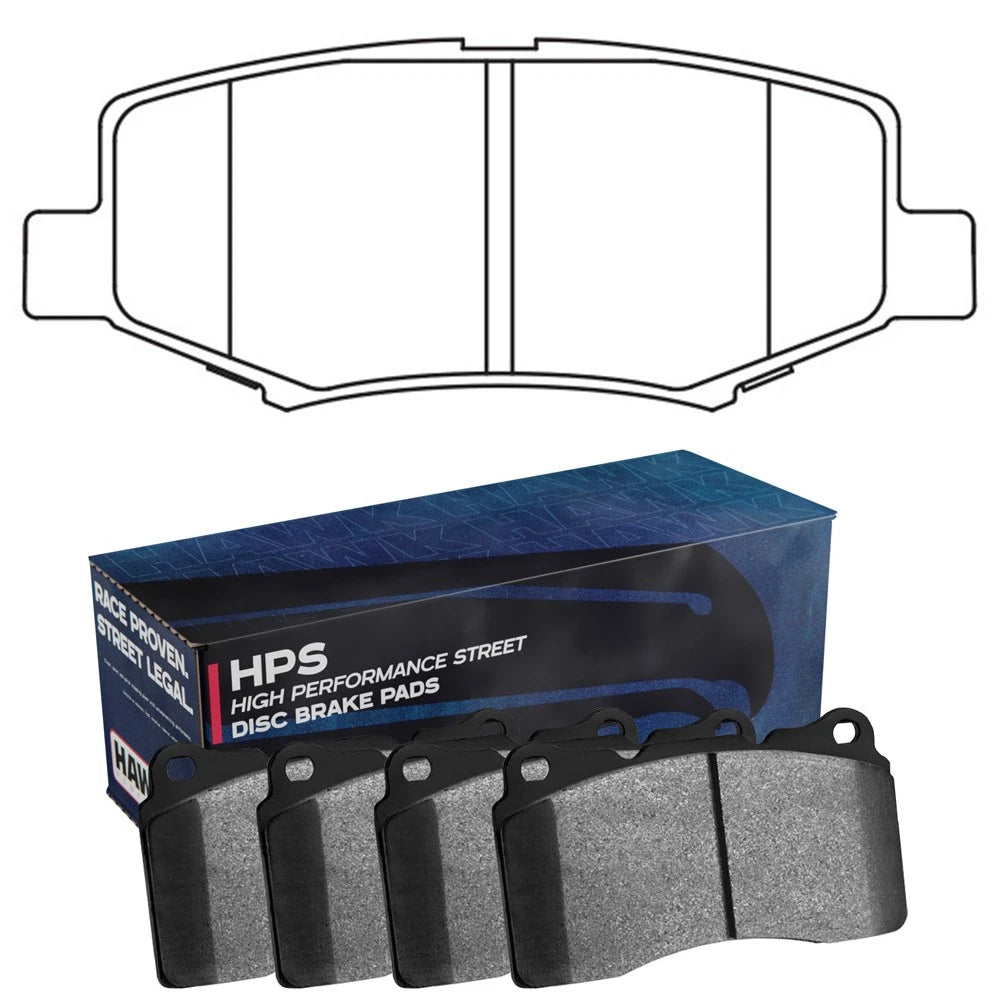 Hawk HPS Street Brake Pads | HB608F.630
