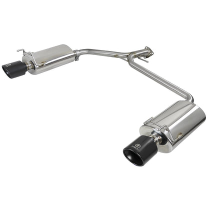 aFe Takeda 2.25-1.75in SS Axle-Back w/ Black Tips | Honda Accord 2.4L (13-17) (49-36604-B)