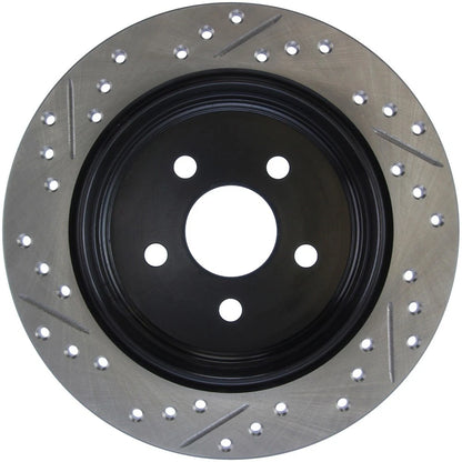 StopTech 127.63054L Rear Left Drilled Disc Brake Rotor for 2003-2005 Dodge Neon
