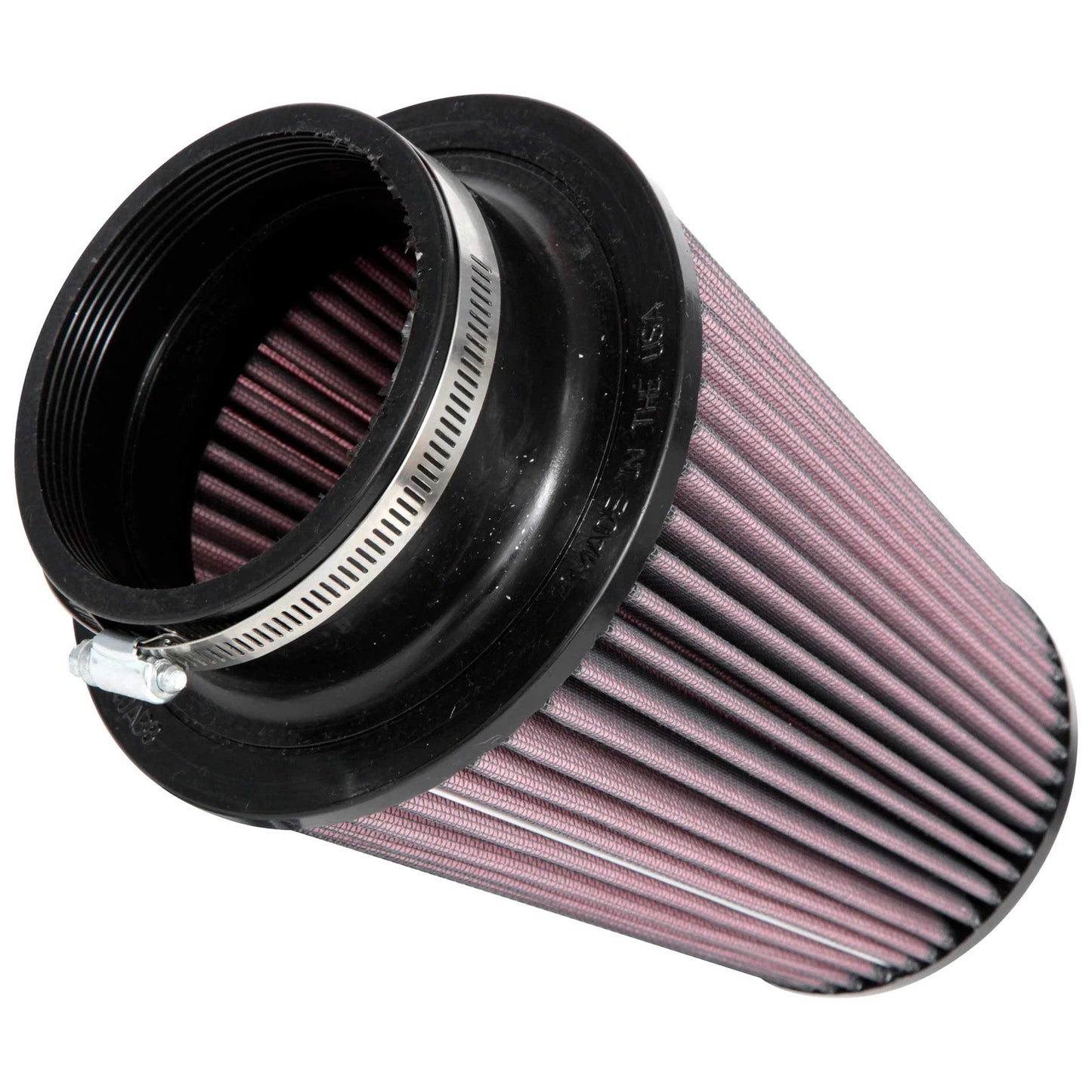 K&N RU-1027 Universal Round Tapered Performance Washable Air Filter for Intake