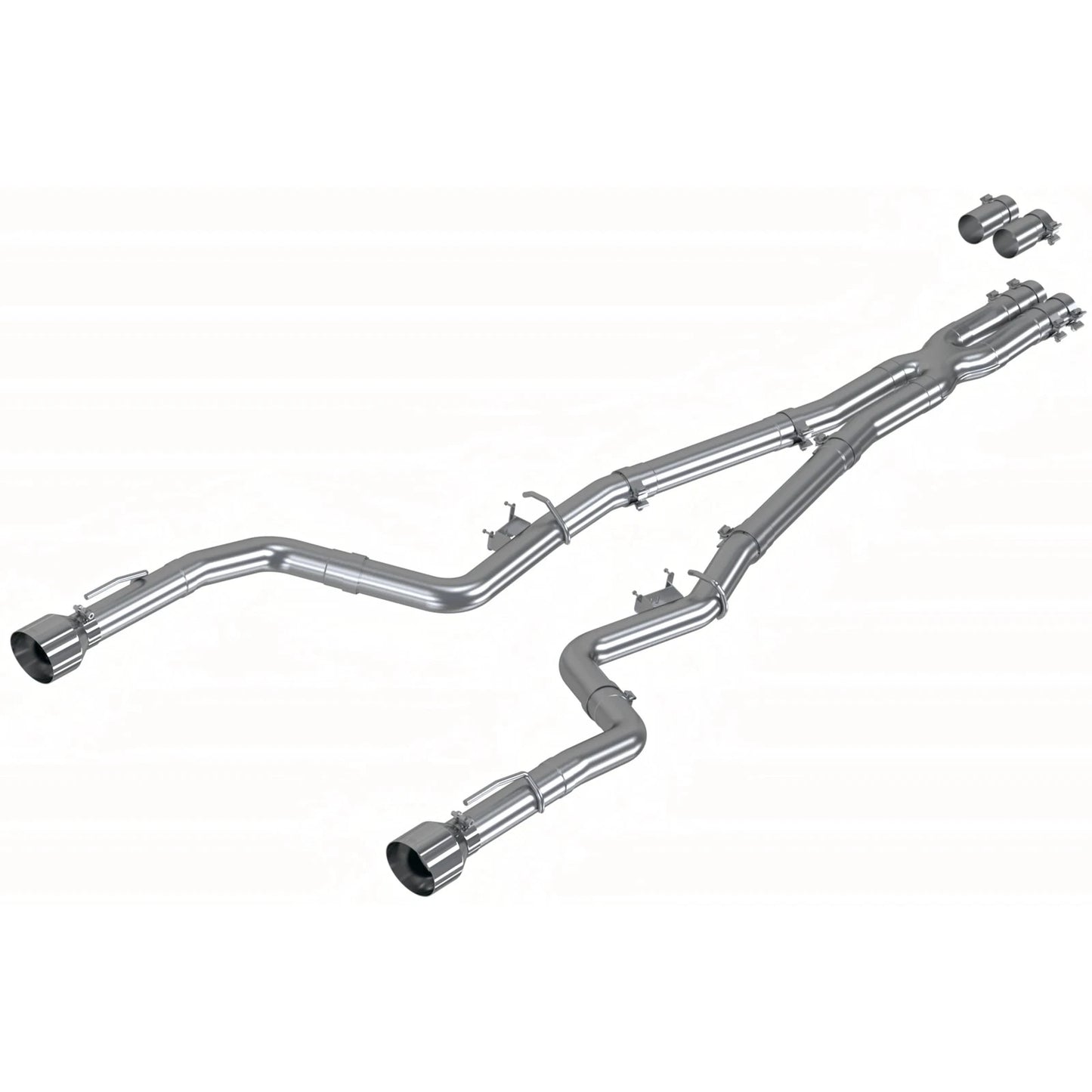 MBRP 3in Race Alum Steel Cat-Back Exhaust Dodge Charger 17-21 (S7118AL)