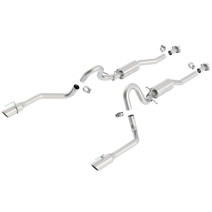 Borla Cat-Back Exhaust System - S-Type | 1999-2004 Ford Mustang 4.6L (140067)