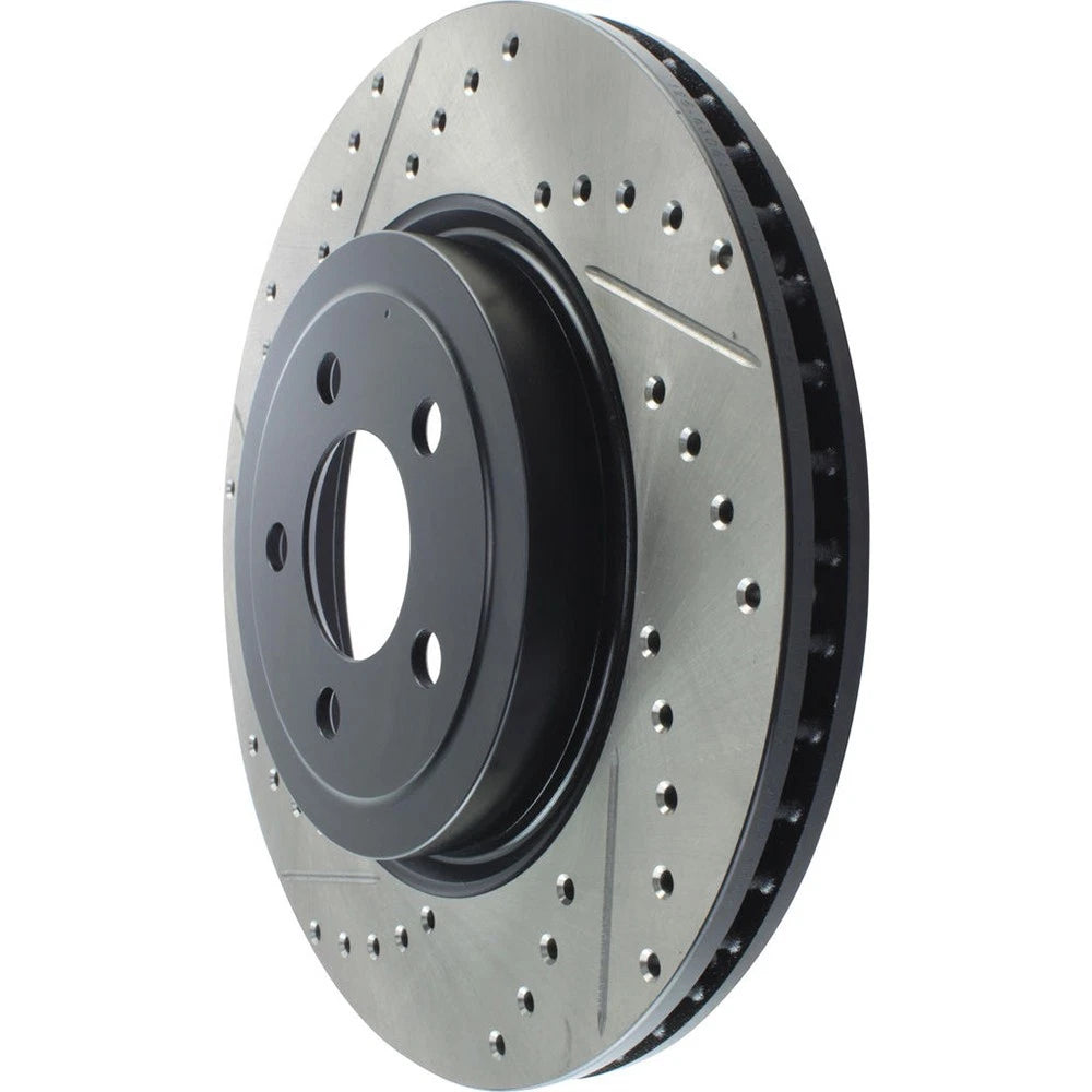 StopTech 127.63061R Front Right Drilled Slotted Brake Rotor for 2006-19 Charger