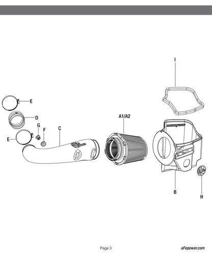 aFe Magnum FORCE Stage-2 Cold Air Intake Jeep Grand Cherokee 11-19 V6/V8 (54-13023R)