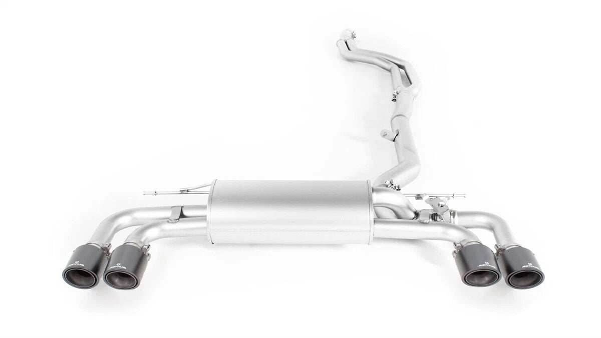 Remus 2017 BMW M550I xDrive G30 Sedan 4.4L (N63R) Axle Back Exhaust w/Chrome Tail Pipe Set