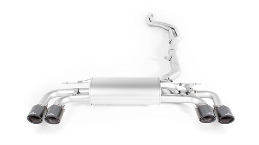 Remus 2017 BMW M550I xDrive G30 Sedan 4.4L (N63R) Axle Back Exhaust w/Chrome Tail Pipe Set