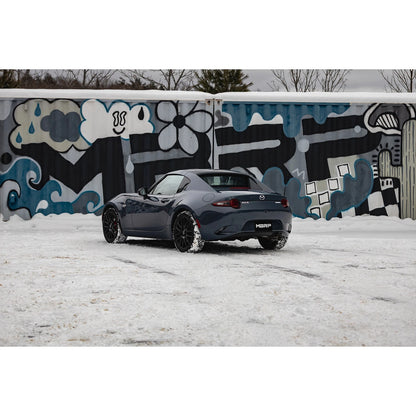 MBRP S4452AL Race Steel Axle Back Exhaust System for 16-25 Mazda MX-5 Miata 2.0L