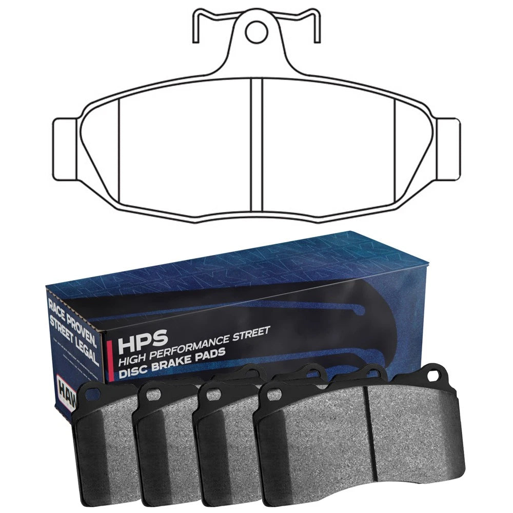 Hawk HPS Street Brake Pads | HB580F.627