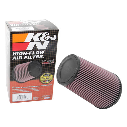 K&N RU-2815 Universal Round Tapered Performance Washable Air Filter for Intake