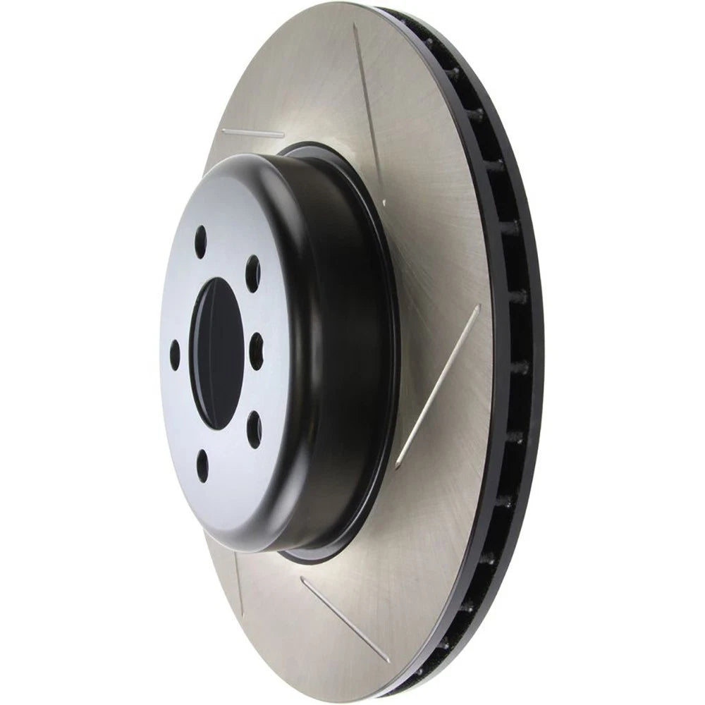 Stoptech Sport Rear Slotted Brake Rotor | 2014-2015 BMW 435i (126.34147SL)