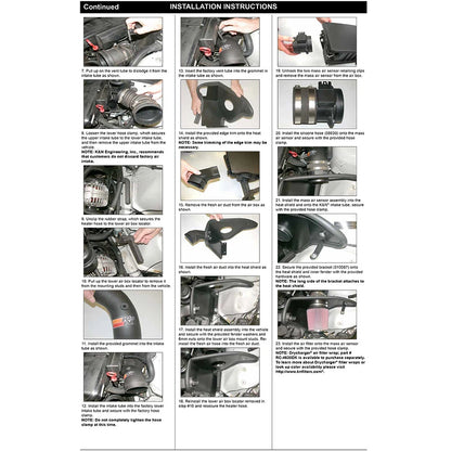 K&N Engineering Performance Intake Kit: BMW 330 L6-3.0L E46 2000 - 2005