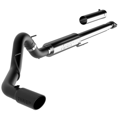 MBRP 4in Cat-Back Single Side Black Exhaust System | Ford F-150 2.7L / 3.5L EcoBoost (15) (S5259BLK)