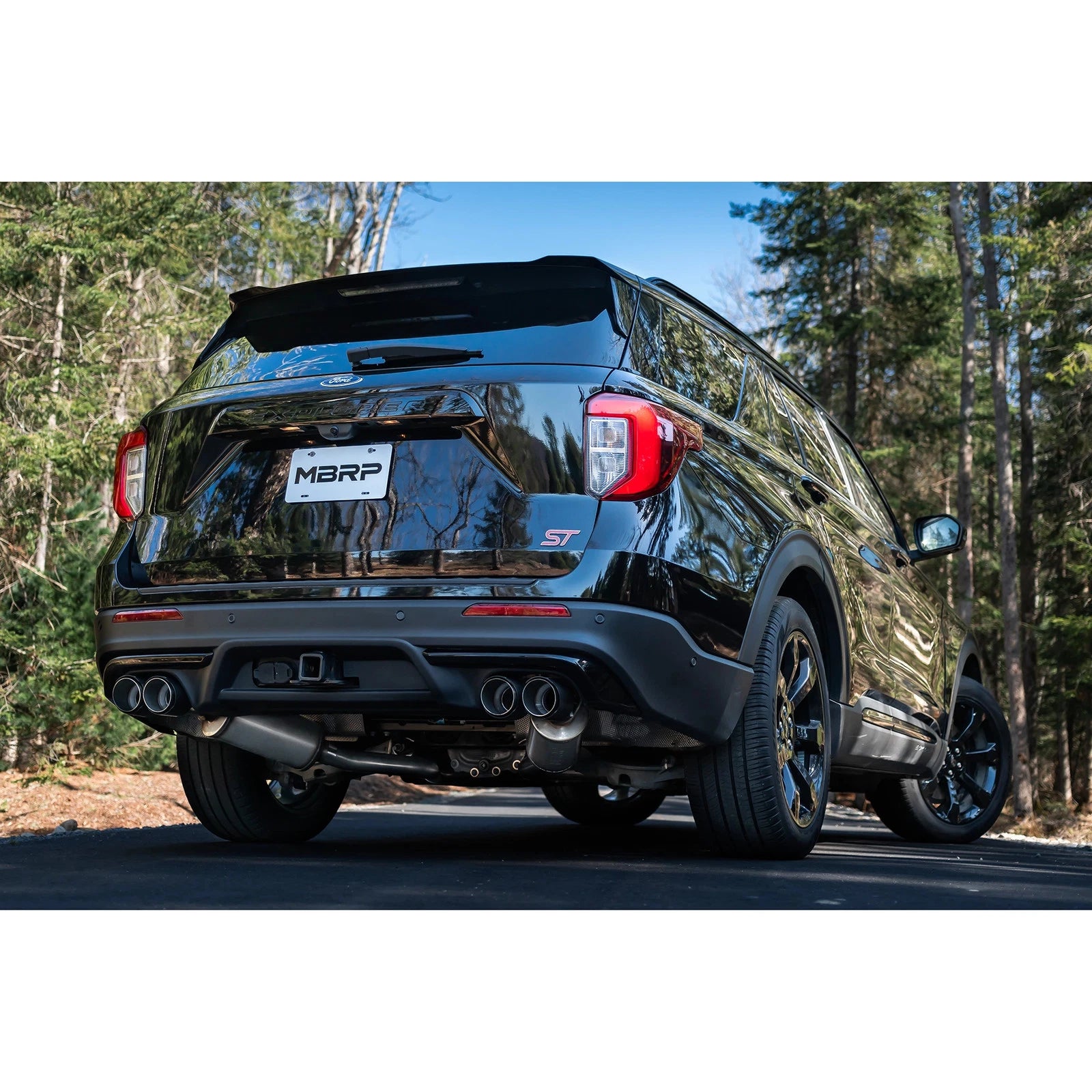 MBRP Armor Lite 2.5in Dual Rear Exit Cat Back | Ford Explorer ST 20-21 (S5205AL)