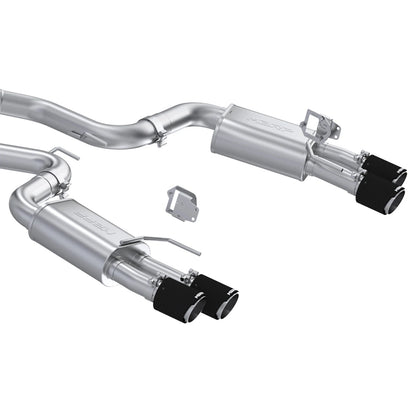 MBRP Armor Pro 3in Street Profile Catback Exhaust | Ford Mustang GT (24+) Carbon Fiber Tips (S72803CF)